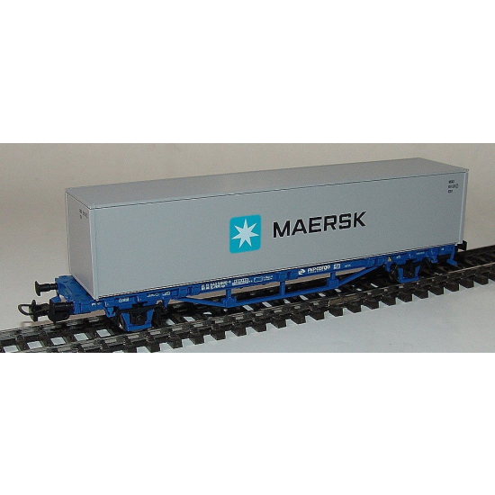 Wagon kontenerowy Lgs PKP Cargo Maersk Piko 58743  H0